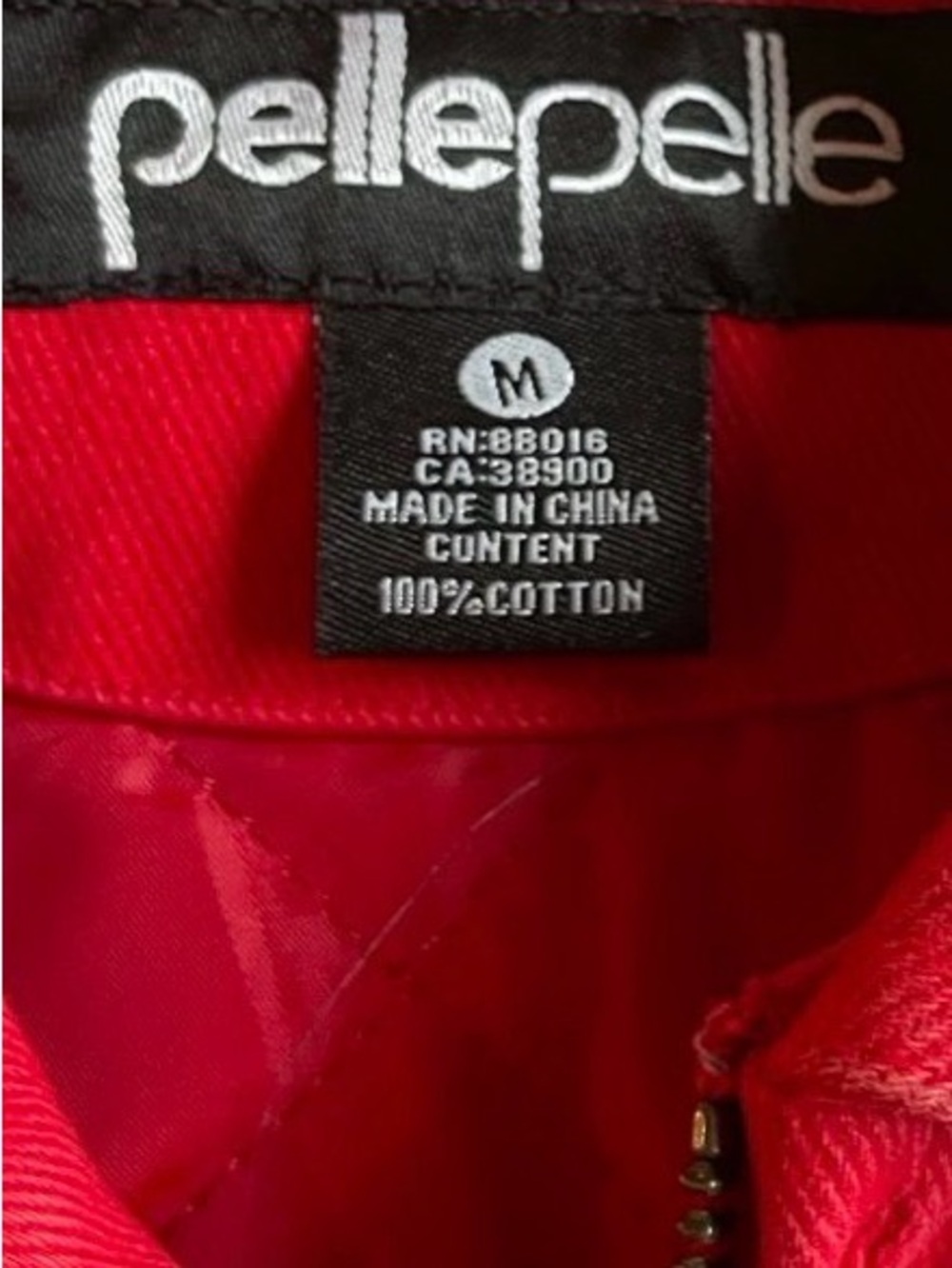 Red Pelle Pelle Jacket - Picture 6 of 8
